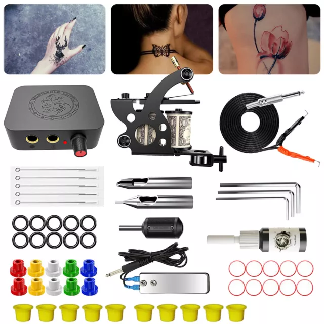 Wormhole Tattoo Complete Tattoo Machine Kit for Beginners W/ Full Accessories UK