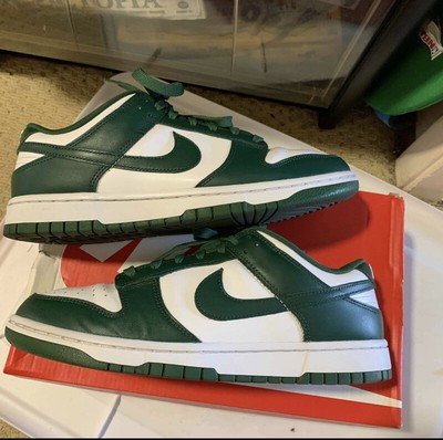 NIKE DUNK LOW Retro Varsity Green Spartan Michigan State DD1391-101 Sz 9 Mens $270.00 - PicClick