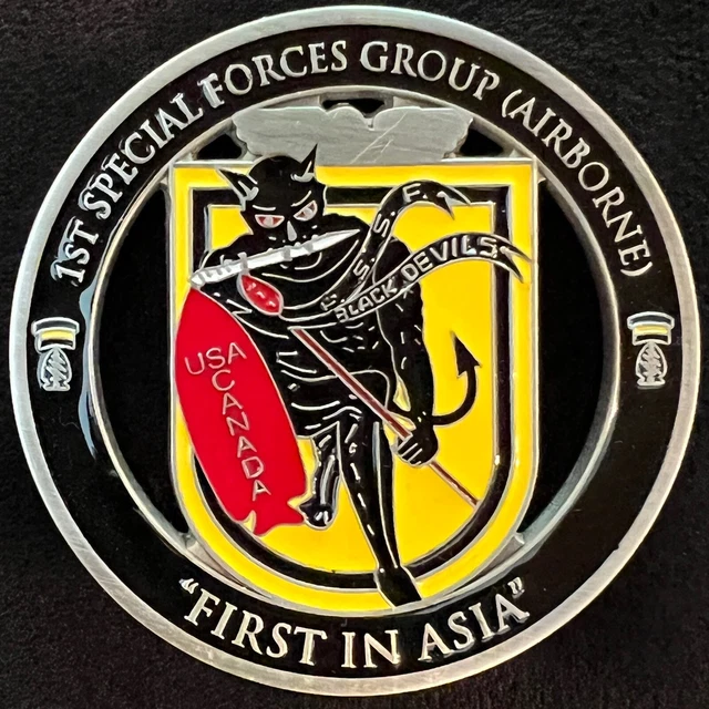 COMMANDER CSM 6TH Battalion 1st Special Forces Group SFG Challenge Coin