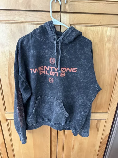 Twenty One 21 Pilots  L XL 52” Chest Bandito Tour Hoodie Sweatshirt Pullover