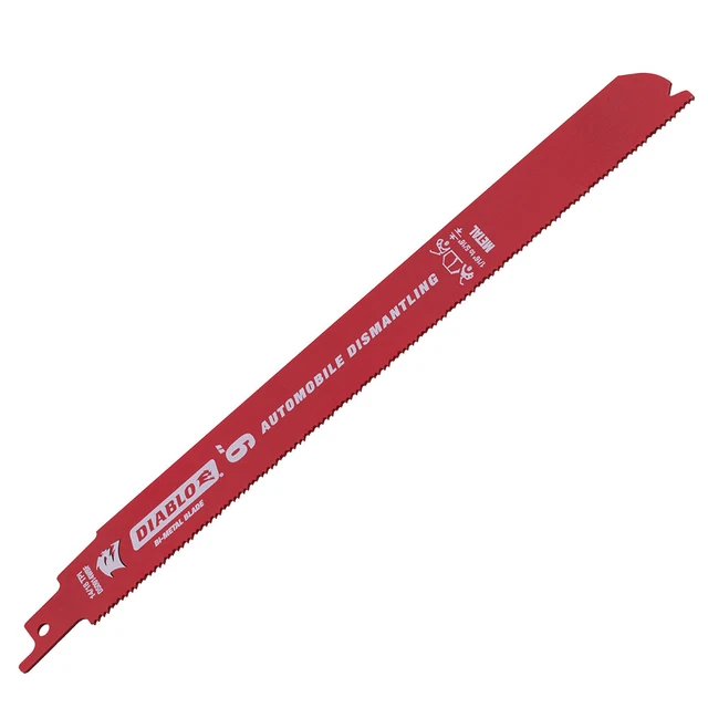 25 Pack 9 inch 14/18 TPI Diablo Steel Demon Bi-Metal Saw Blade for Medium Metal