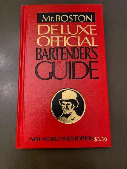 VINTAGE 1979 Mr. Boston Deluxe Official Bartenders Guide NEW WORLD WIDE EDITION