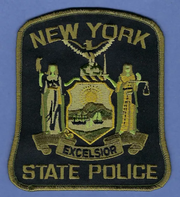 New York State Police Shoulder Patch Tactical Green