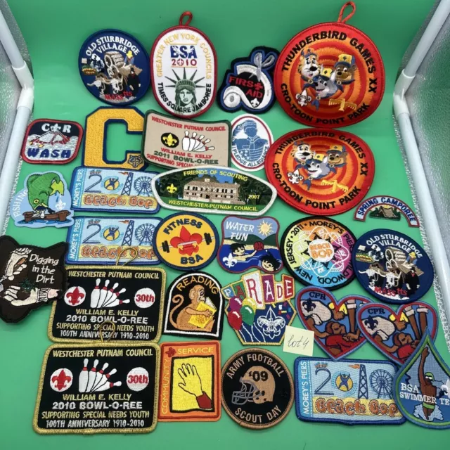 Boy Scouts of America Assorted Patches/Awards  Mixed Lot of 28 BSA