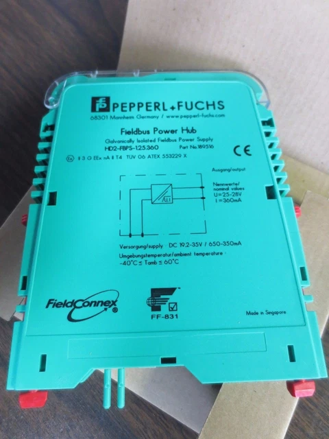 HUB D'ALIMENTATION / Module D'alimentation Pepperl + Fuchs Hd2-Fbps-1. ...