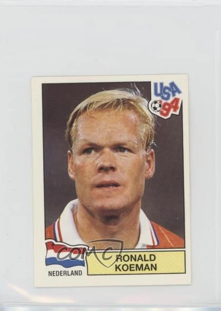1994 Panini World Cup Album Stickers Ronald Koeman #418 Rookie RC