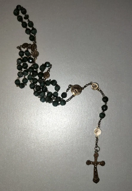 Chapelet Ancien En Argent Et Nacre Du 19ème Siècle - France - État Correct