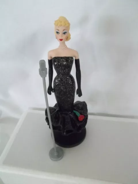 1992 Danbury Mint Barbie Figurine " Solo In The Spotlight" With Certificate.