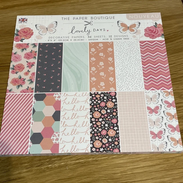 The Paper Boutique Lovely Days Paper Pad 8x8