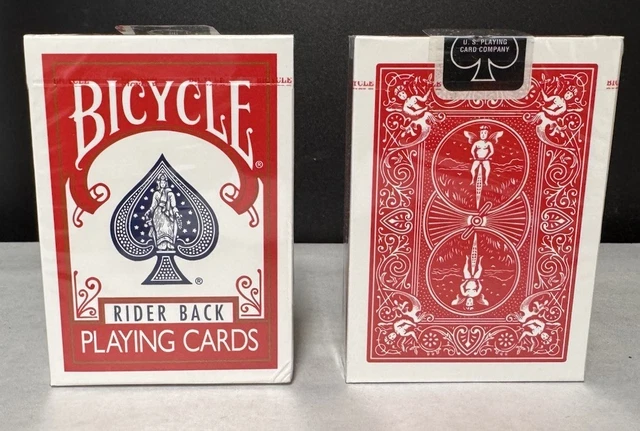 Carte Bicycle Rider Back Arancione