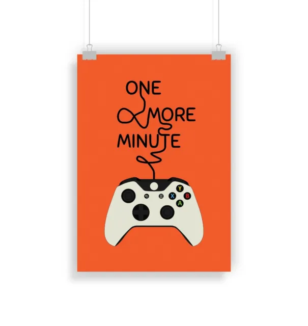 Xbox One controller, Poster, Gaming, Gift, Wall art, Decor, Gamer, Gifts, Print