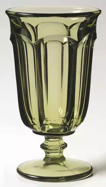 Imperial Glass-Ohio Old Williamsburg Verde Green Iced Tea Glass 5939635
