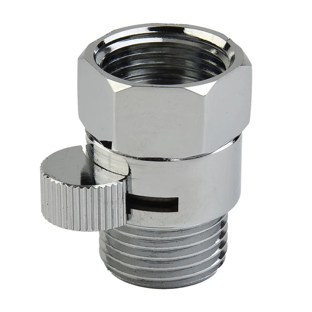 ON OFF VALVE Faucet Diverter Shower Head Hose Adapter Water Saver Valve ...