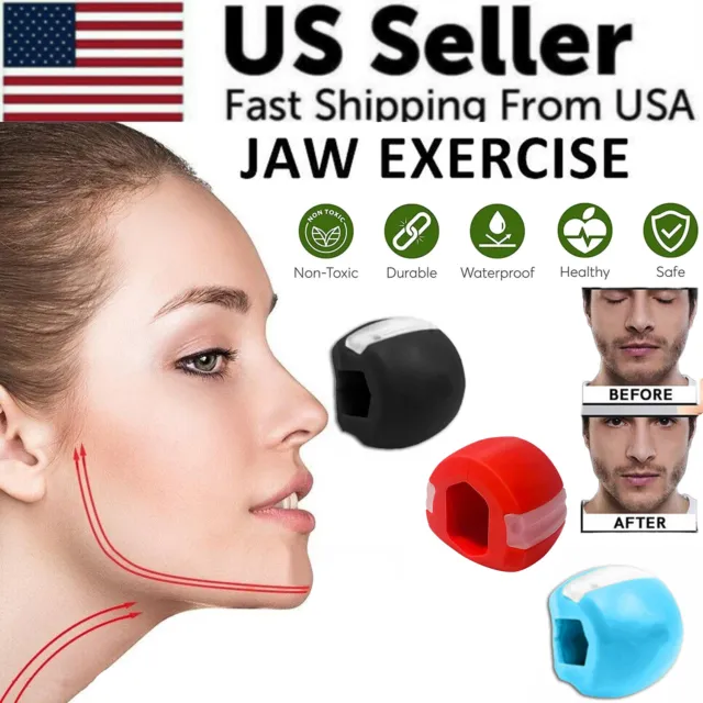 3PCS JAW EXERCISER Silicone Jawline Exerciser for Men& Women Face Jaw  Trainer $15.99 - PicClick AU