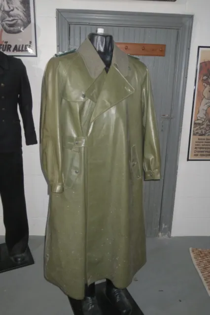 1940’s Wehrmacht rubberized Motorcyclist / Feldgendarmerie Coat - Size 52