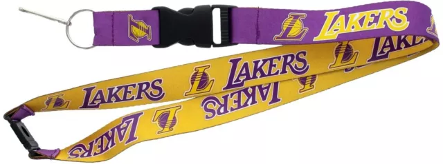 Los Angeles Lakers - Reversible Lanyard - Brand New Basketball - Nba-Ln-162-25