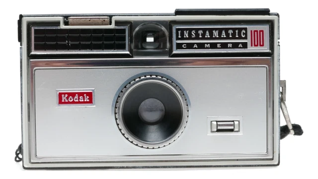 Kodak Instamatic 100 Flash Cube 126 Film Camera Original Box Instructions