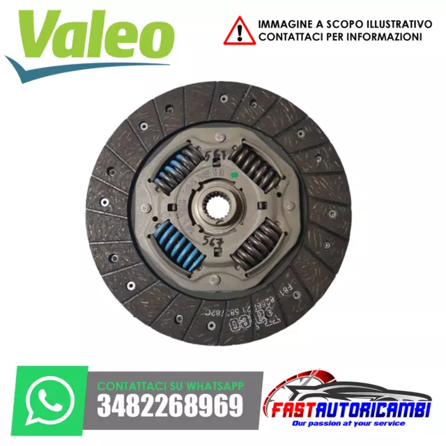 DISCO FRIZIONE 279616 VALEO D567S LANCIA THEMA 2.5 TD FL92 - Ø 228 - N° Denti 20