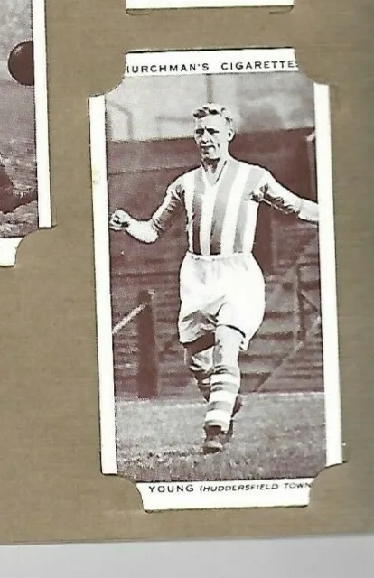 A.Young of Huddersfield Town FC Churchmans Zigarettenkarte 1939
