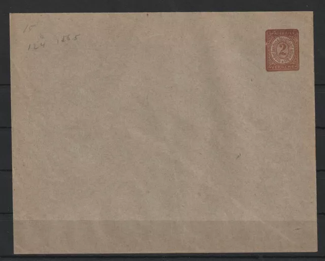 Stadtpost Privatpost Berlin 2 Pf. braun Ganzsache Brief ungebraucht #1092603
