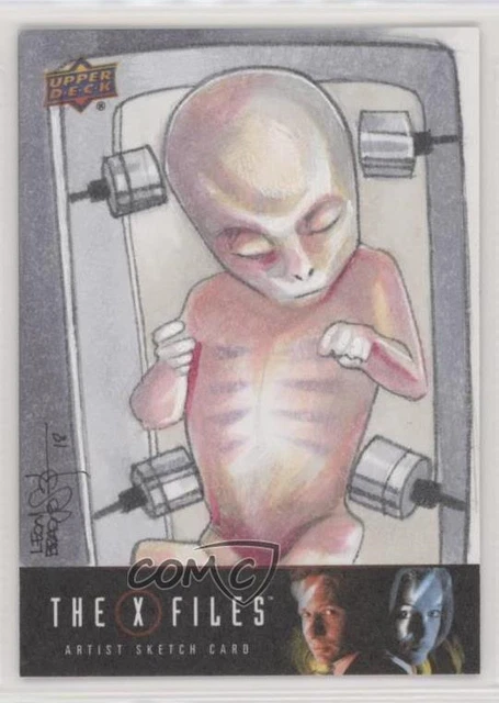 2019 Upper Deck X-Files: UFOs and Aliens Sketch Cards 1/1 Leon Braojos Auto 07yb
