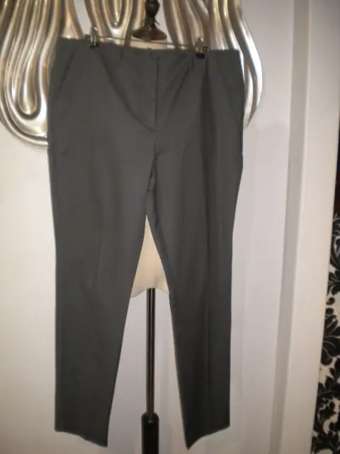 Country Road Size 16 Womens Polished Cotton Grey Corporate Pants