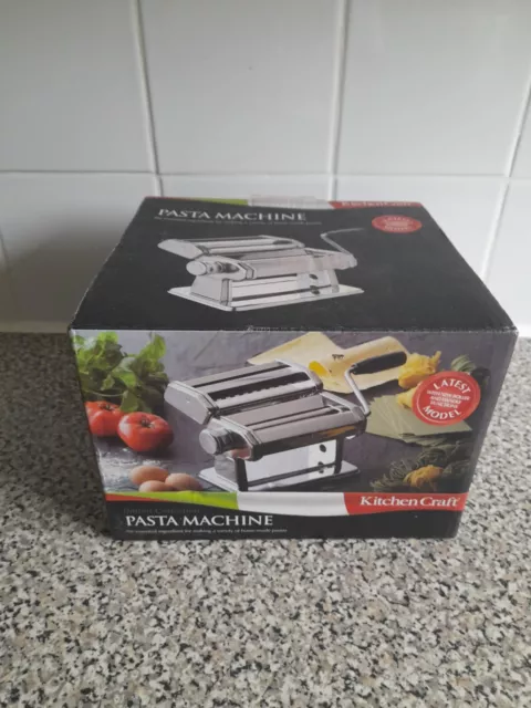 Macchina Pasta Acciaio Inox - Artigianato Cucina - Connessione Italiana Scatola & In perfette condizioni