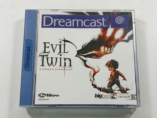 Jaquette Avant Officielle Sega Dreamcast - Evil Twin Cyprien's Chronicles - Bon État