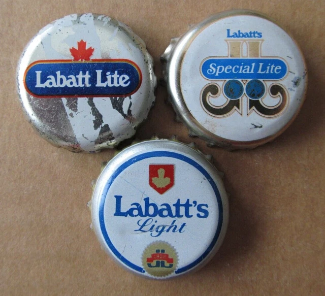 3 DIFFERENT LABATT Lite Obsolete Canadian Canada Beer Bottle Caps 9 95 3-different-labatt-lite-obsolete-canadian-canada-beer-bottle-caps-9-95