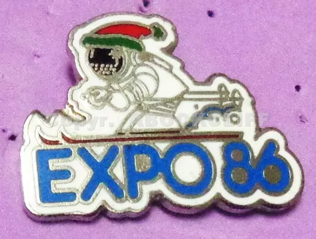 EXPO 86 ERNIE SKIING VANCOUVER 1986 World Fair Canada Pin