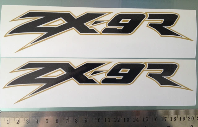 Old Design ZX9R Graphics Kawasaki ZX-9R Fairing Decals / Stickers