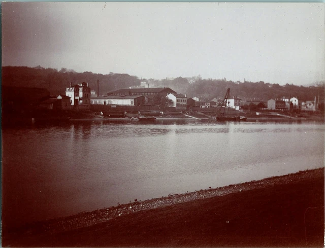 France, Chinon, vue générale Vintage print, tirage d'époque