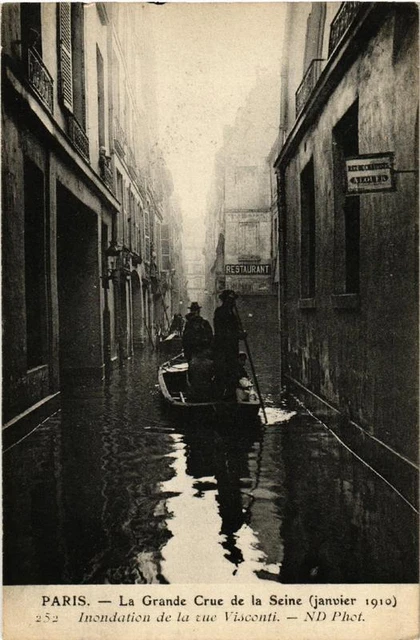 CPA La Grande Crue de la Seine 252 Rue Visconti (561447)