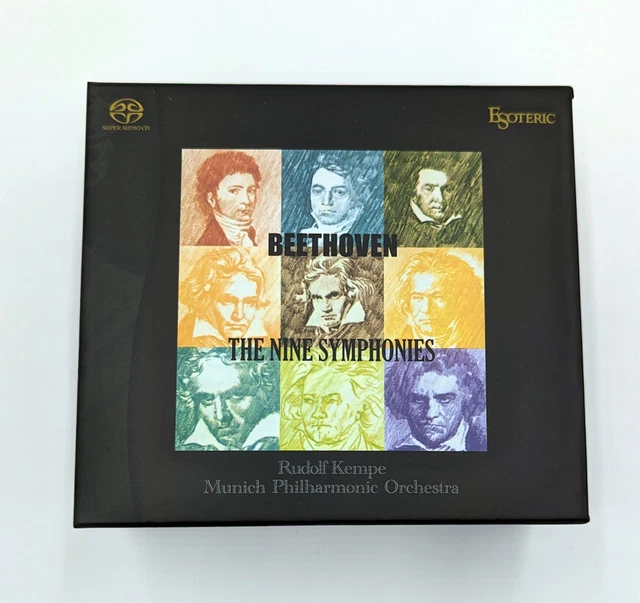 Esoteric SACD Beethoven The Nine Symphonies Kempe Box Excellent Condition