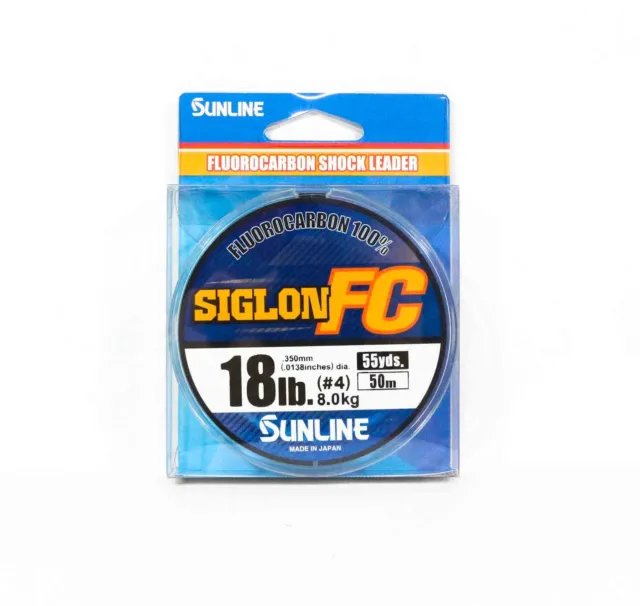 Sunline Fluorocarbon Leader Siglon FC 100% 50m 18lb Diameter 0.35mm (8333)