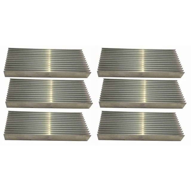 9 pieces aluminum power amplifier cooling body cooling body 100x 40x 11mm X6G8