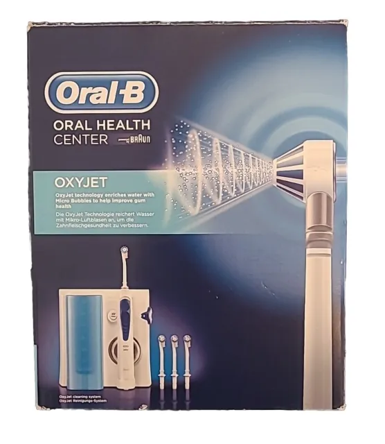 Oral-B OxyJet Reinigungssystem mit innovativer Mikro-Luftblasen-Technologie, 4 A