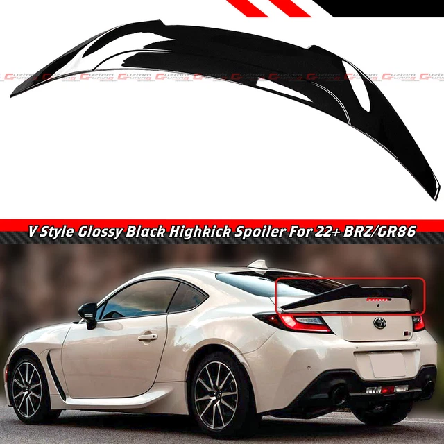 FOR 20222024 SUBARU Brz Toyota Gr 86 V Style Highkick Gloss Black