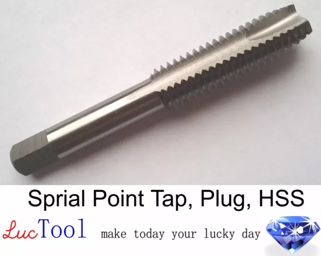 1/2-13 UNF Spiral Point Tap Plug GH3 Limit 3 Flute HSS Gun Tap Uncoated Thread