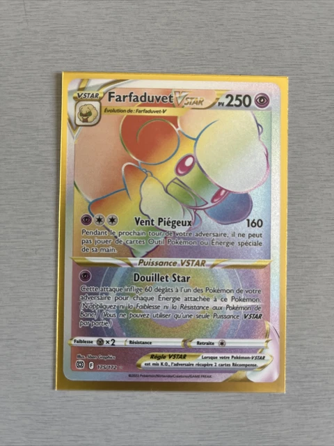 Carte Pokémon - Farfaduvet Vstar 175/172 Stars Etincelantes Fr Neuf