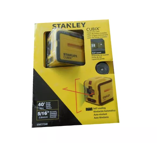 NEW Stanley Cubix Cross Line Laser Level