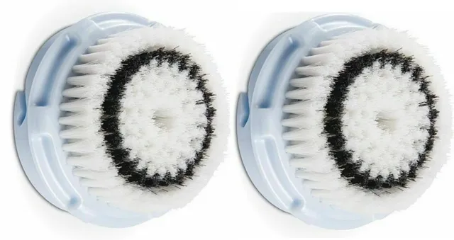 2 Delicate Facial Brush Head Replacement Compatible with Clarisonic Mia 1 2 3