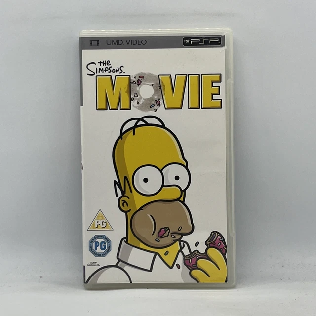 The Simpsons Movie Sony PSP PlayStation UMD Movie Video Free Post Region 2