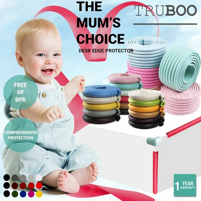 Truboo 2M Desk Edge Protector Baby Safety Table Corner Cushion Soft Guard Strip