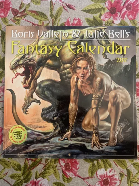 2017 Fantasy Art Calendar - Boris Vallejo, Julie Bell