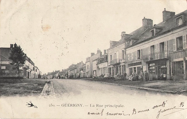58 - GUERIGNY - la rue principale 43753