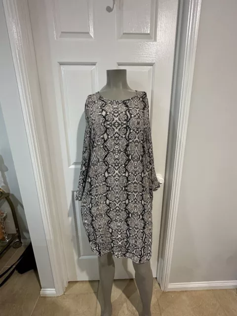DECJUBA NADIA SNAKE Print Shift Dress Size 10 30.00 PicClick AU