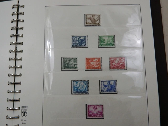 Briefmarken Deutsches Reich 1933-1945 postfrisch + gestemp. hoher Wert Alb-1591