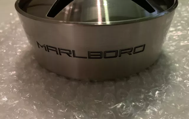 Marlboro Aschenbecher - Edelstahl Stern - Neu - Windaschenbecher - OVP -