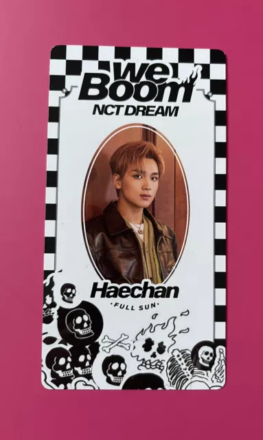 NCT Dream We Boom Album Haechan Scratch Card Photocard